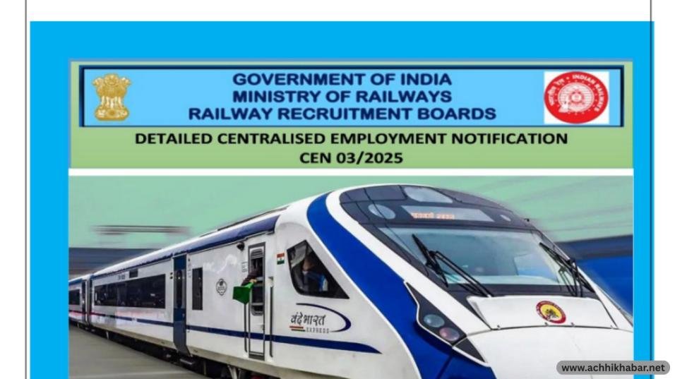 Small Official Notification, RRB Paramedical Categories Recruitment 2025