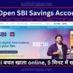 SBI Account Opening
