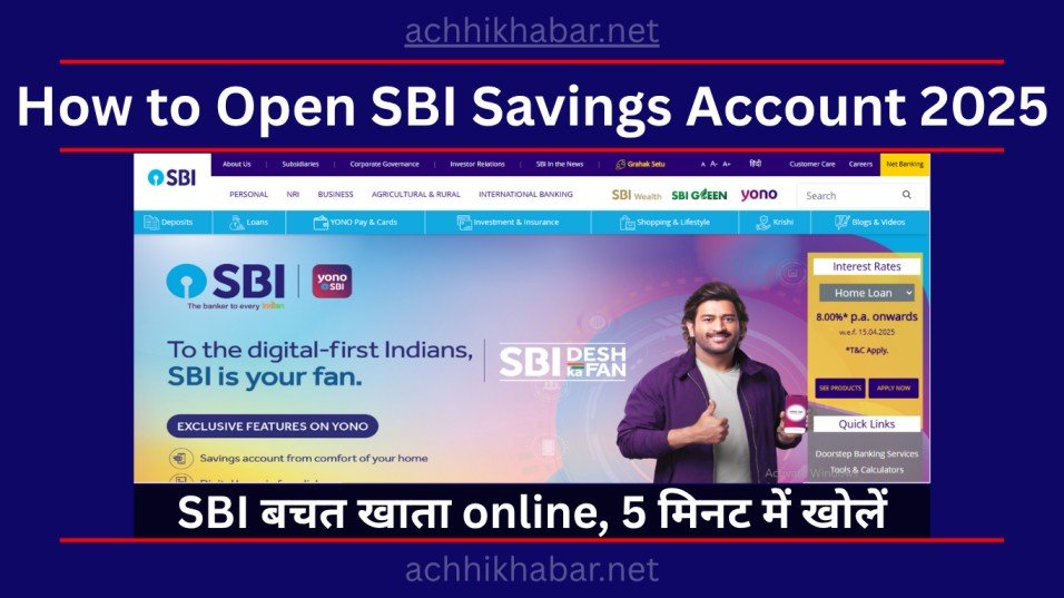 SBI Account Opening