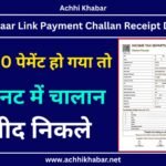 Pan Aadhaar Link Challan Download