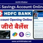 HDFC Account Opening
